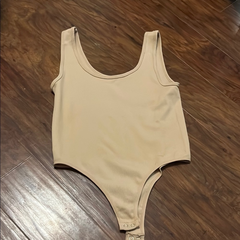 Rebel Sugar Cream Bodysuit Top